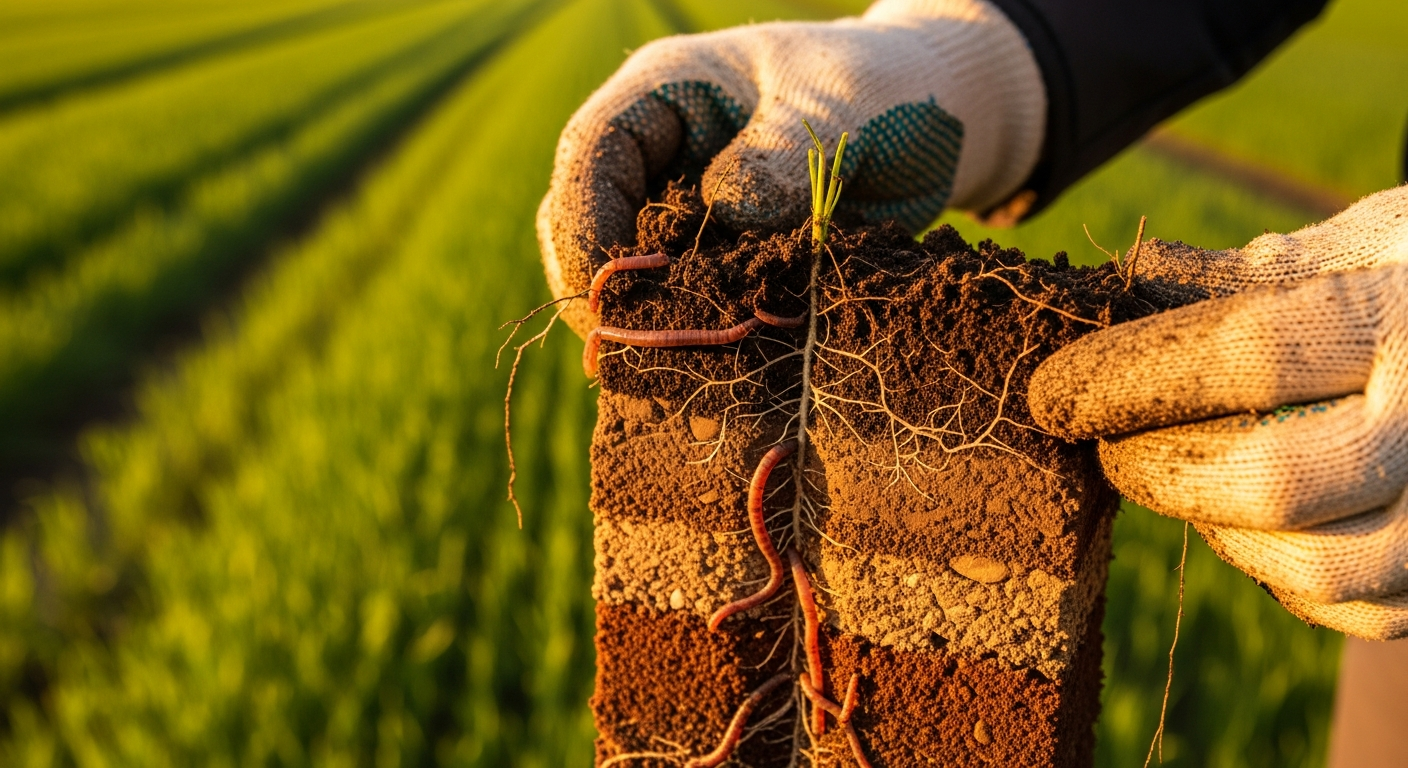 Microbial life history, not farming labels, determines soil nutrient density