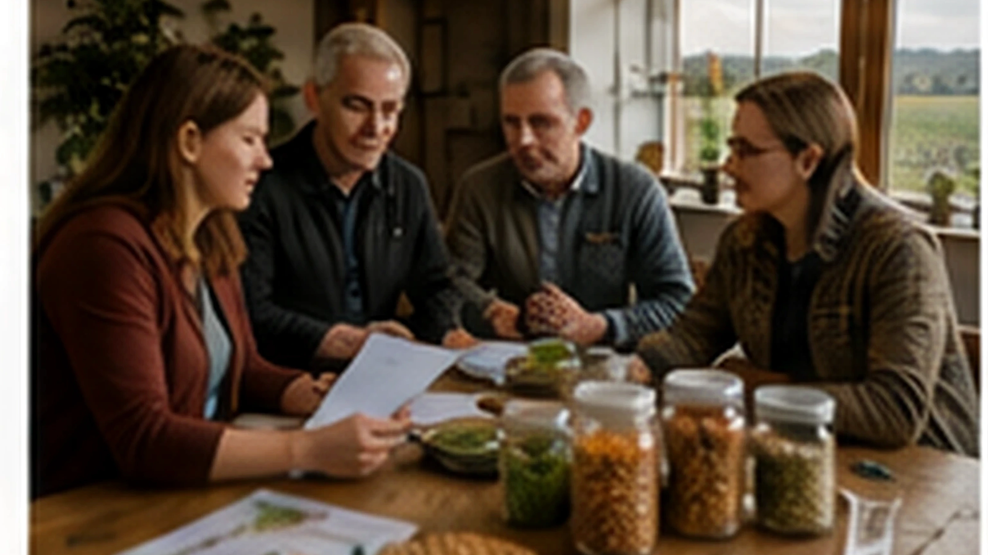 Thrive Nutrition — nutritionist reviewing products with clients